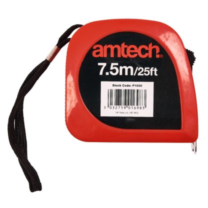 7.5m basic measuring tape - Amtech