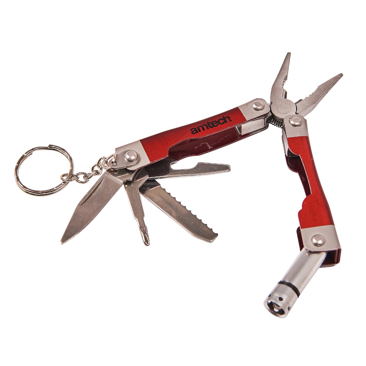 8-in-1 micro pliers with LED - Amtech