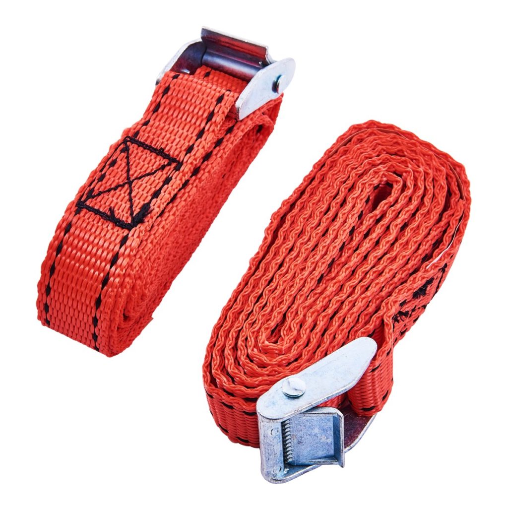 2pc tie down straps (2.5m x 25mm) Amtech