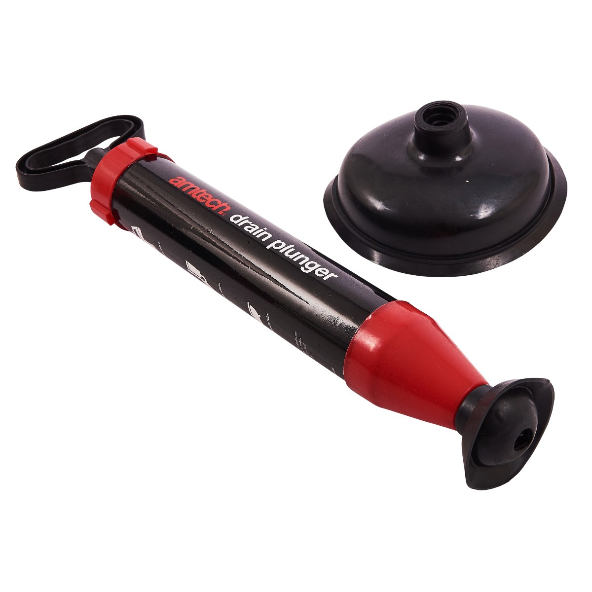Am-Tech Suction Plunger Rubber Head for Clearing Block Drains and Sinks 