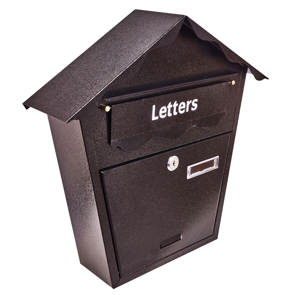 Hacienda Series | 6 inch House Address Mailbox Letters, Black