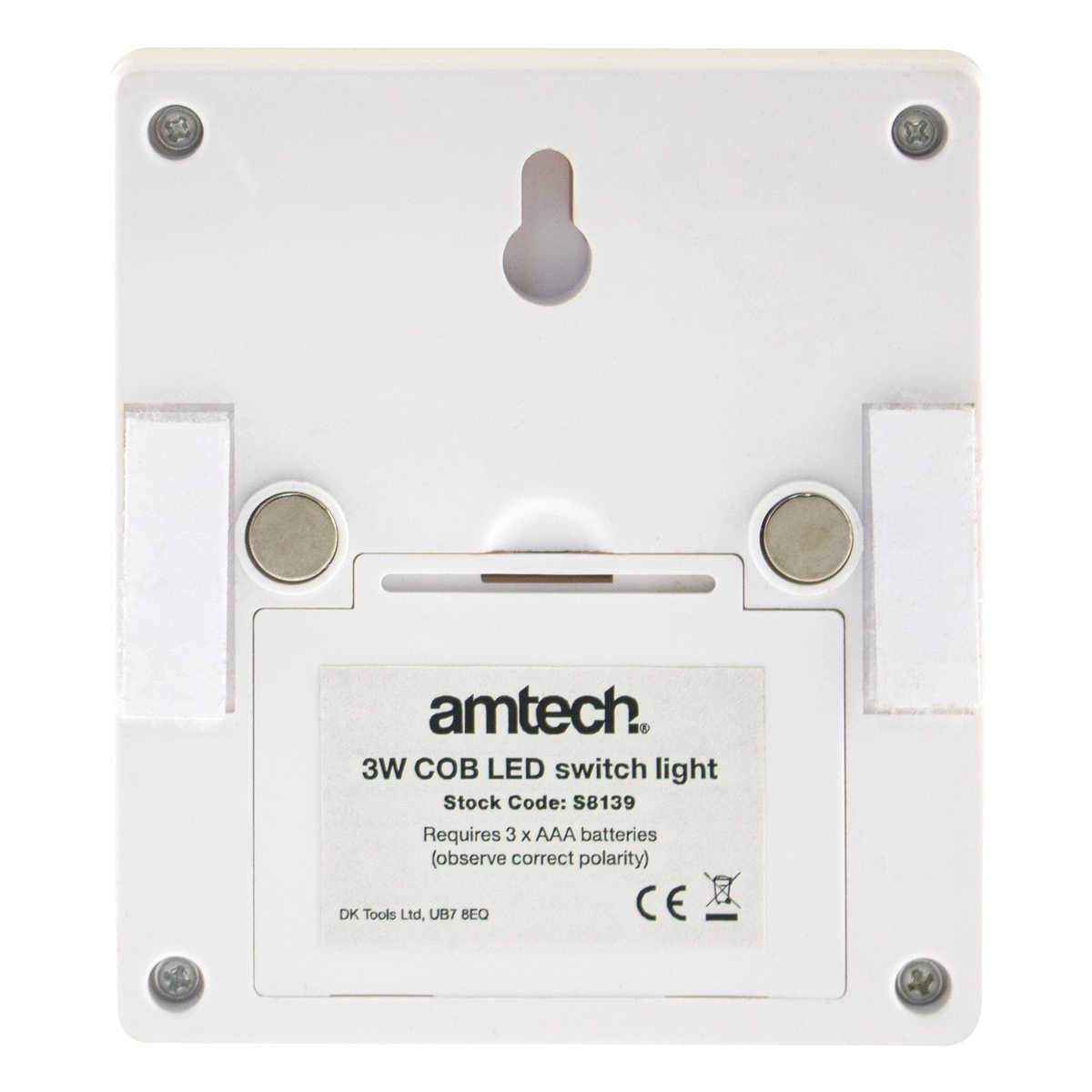 AMTECH S8144 3W MINI COB Torcia con LED laterale 
