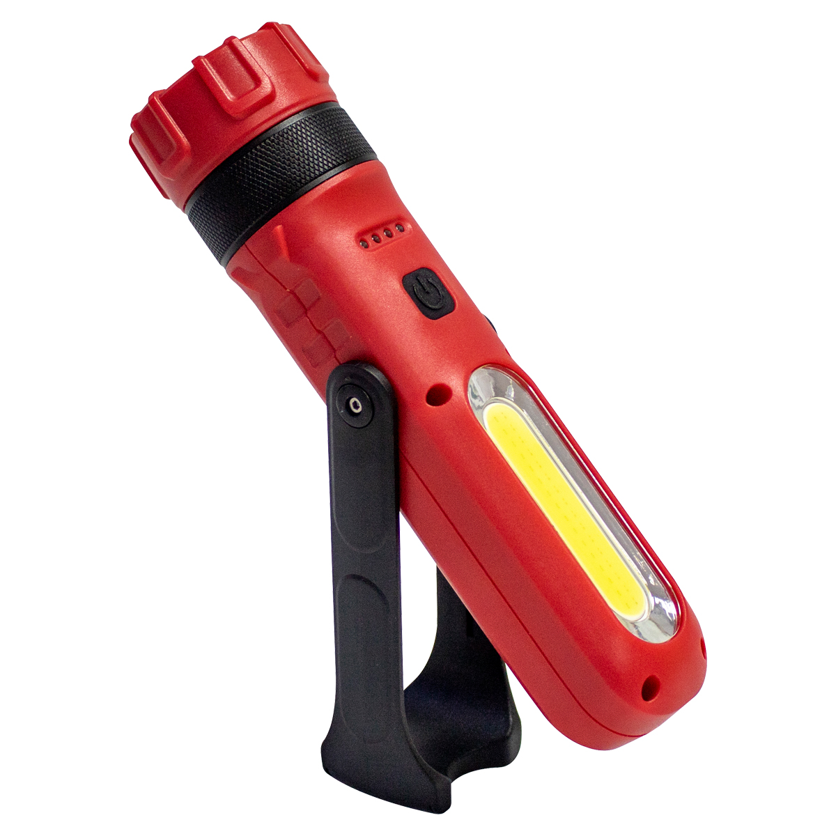 3W COB LED Cordless Work Light Torch Li-ion Rechargeable Battery With Power Bank 