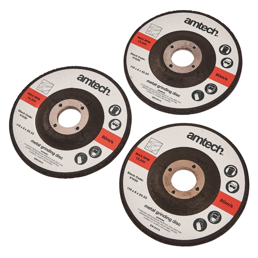 3pc 115mm Metal Grinding Disc Amtech