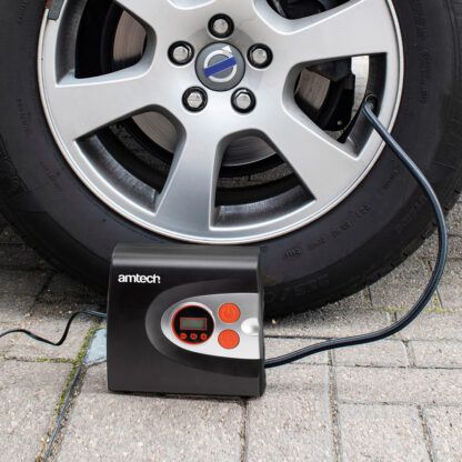 12V Air compressor tyre pump with led light