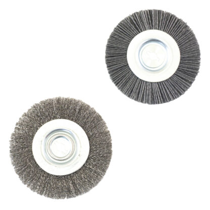 2 Piece brush set for rotary cleaning tool