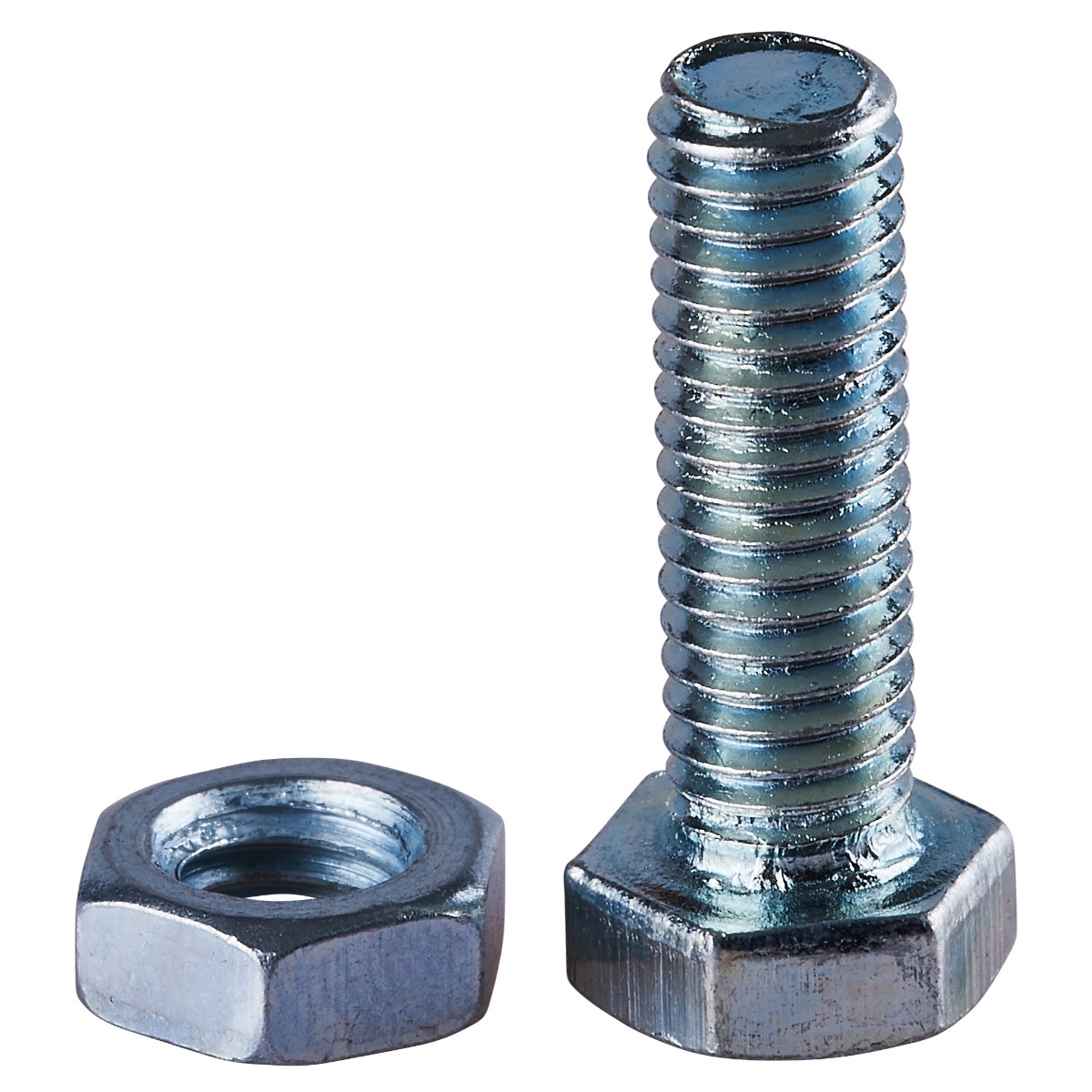 M5 X 15mm Hex Bolt 12pc With M5 Nut 12pc 4 8 Amtech