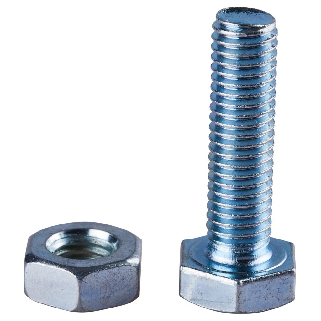 M8 x 30mm Hex Bolt (6pc) with M8 Nut (6pc) - Amtech